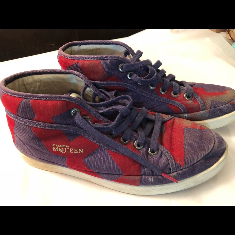 Alexander McQueen designer athletic shoes 10.5
